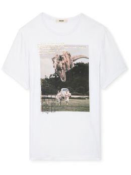 Zadig&Voltaire: Белая футболка  Ted