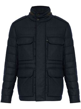 Moncler: Голубая куртка 