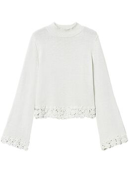 TWINSET: Белая футболка 