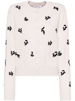 Maison Kitsuné: Розовый кардиган 