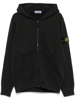 Stone Island: Чёрная толстовка  Compass