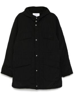 Maison Kitsuné: Пуховик с капюшоном 