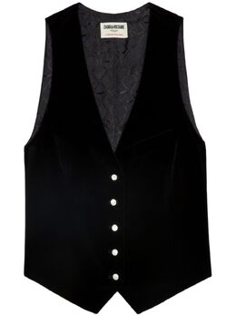 Zadig&Voltaire: Бархатный жилет 