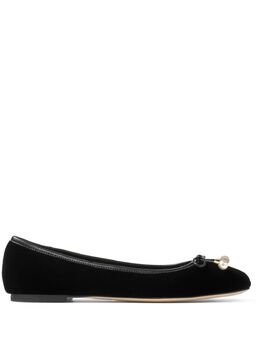 Jimmy Choo: Чёрные балетки 