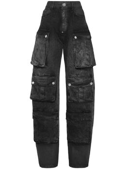 Philipp Plein: Джинсы оверсайз 