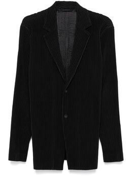 Homme Plissé Issey Miyake: Чёрные пиджаки 