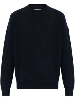 Moncler: Синий свитер 