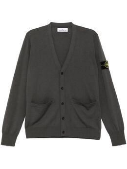 Stone Island: Кардиган  Compass из шерсти