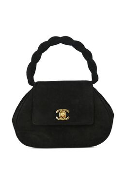 CHANEL Pre-Owned: Чёрная сумка 