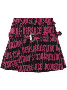 Versace Jeans Couture: Плиссированная юбка 