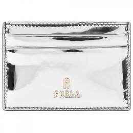 FURLA: Серебристый картхолдер 