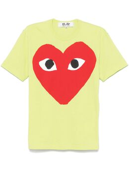 Comme Des Garçons Play: Футболка  Heart с принтом