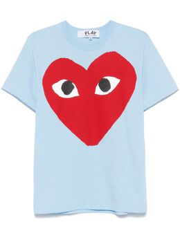 Comme Des Garçons Play: Футболка  Heart с принтом
