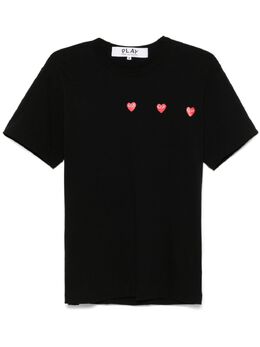 Comme Des Garçons Play: Футболка  Heart с принтом