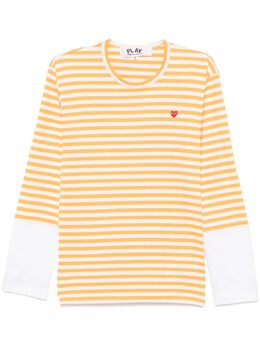 Comme Des Garçons Play: Короткая футболка  Heart