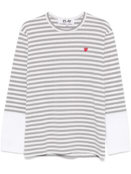 Comme Des Garçons Play: Короткая футболка  Heart