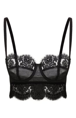 Dolce & Gabbana: Чёрный бюстгальтер 