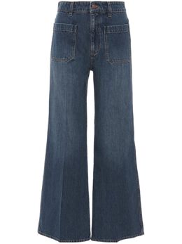 Chloé: Расклешённые джинсы 