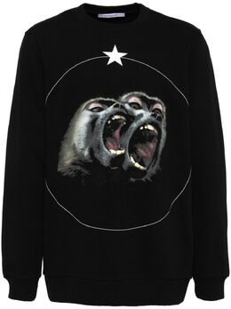 Givenchy: Чёрный свитшот 