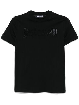 Just Cavalli: Футболка со стразами 