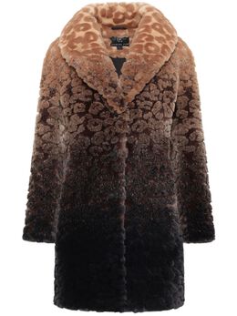 Unreal Fur: Коричневое пальто 