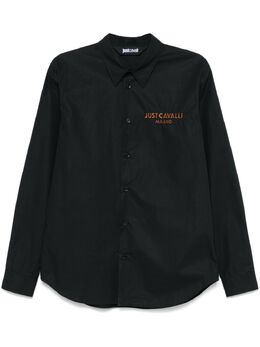 Just Cavalli: Чёрная рубашка 