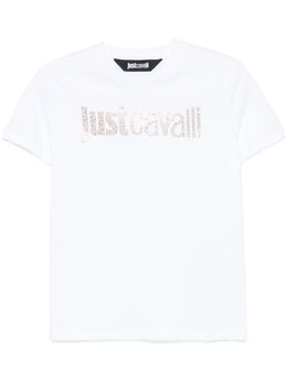 Just Cavalli: Белая футболка 