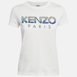 Kenzo: Белая футболка 