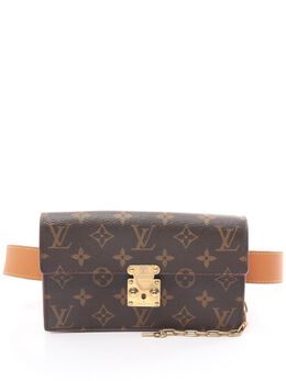 Louis Vuitton Pre-Owned: Коричневая поясная сумка 