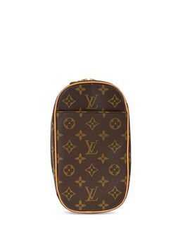 Louis Vuitton Pre-Owned: Коричневая поясная сумка 