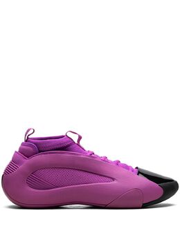 adidas: Фиолетовые кроссовки  Harden