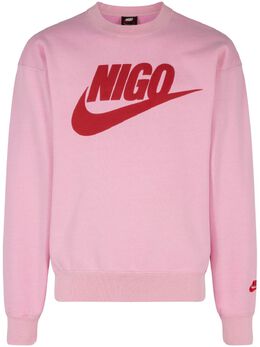 Nike: Розовый свитшот  NRG
