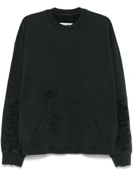 MM6 Maison Margiela: Тёмный свитшот 