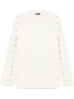 Mugler: Белая футболка 