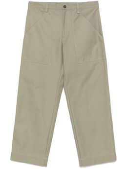 Maison Kitsuné: Светлые брюки 