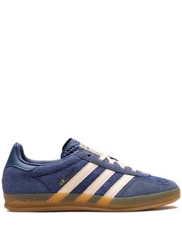 adidas: Голубые кроссовки  Gazelle Indoor
