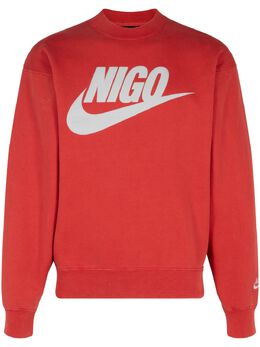 Nike: Красный свитшот  NRG