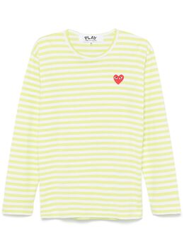 Comme Des Garçons Play: Футболка в полоску 