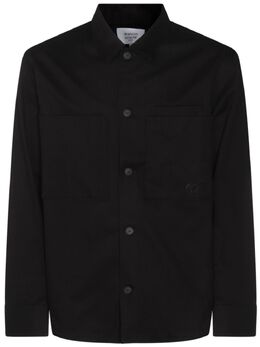 Maison Kitsuné: Рубашка с принтом 
