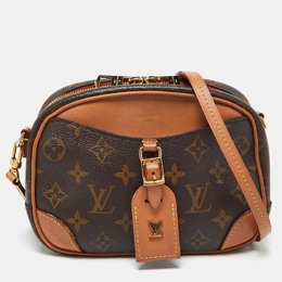 Louis Vuitton: Коричневая сумка  Deauville