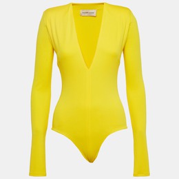 Alexandre Vauthier: Жёлтый боди 