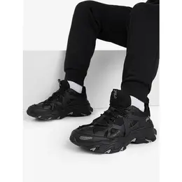 Fila: Чёрные кроссовки  Trace Low