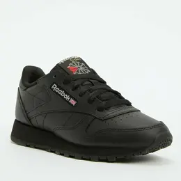 Reebok: Чёрные кроссовки  Classic Leather