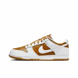 NIKE: Белые кроссовки  Dunk Low