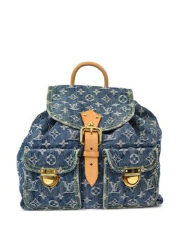Louis Vuitton Pre-Owned: Голубой рюкзак 