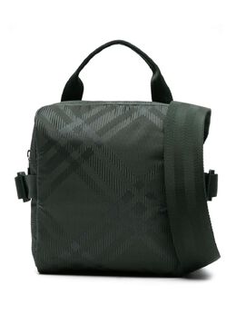 Burberry: Зелёная сумка  Vintage Check