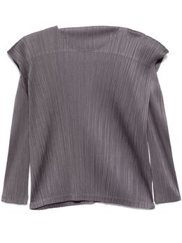 Pleats Please Issey Miyake: Тёмная блуза 