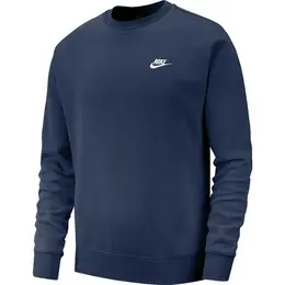 NIKE: Синий свитшот  Club