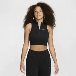 NIKE: Чёрный топ 
