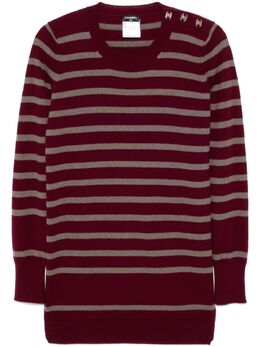 CHANEL Pre-Owned: Бежевое платье 